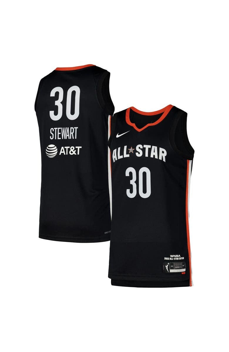 Nike Men's Nike Breanna Stewart Black WNBA All-Star Game Swingman Player Jersey, Main, color, 