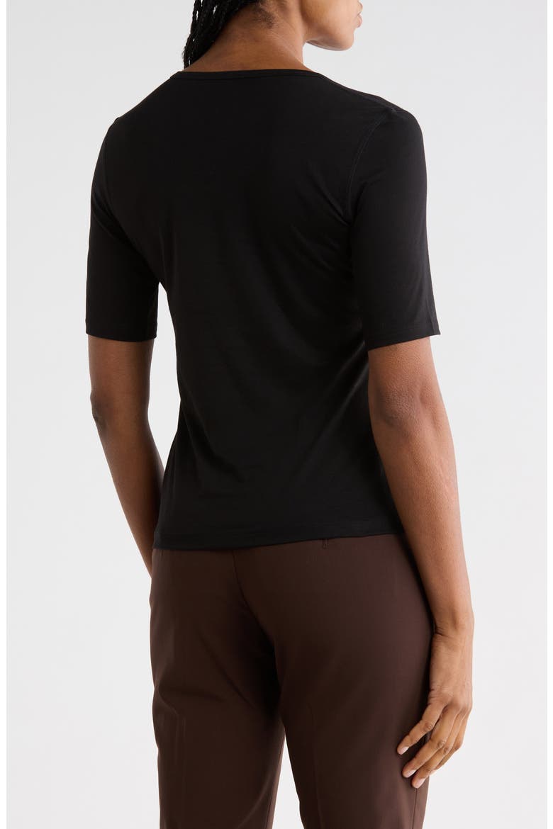 Junia Cotton T-Shirt, Alternate, color, BLACK