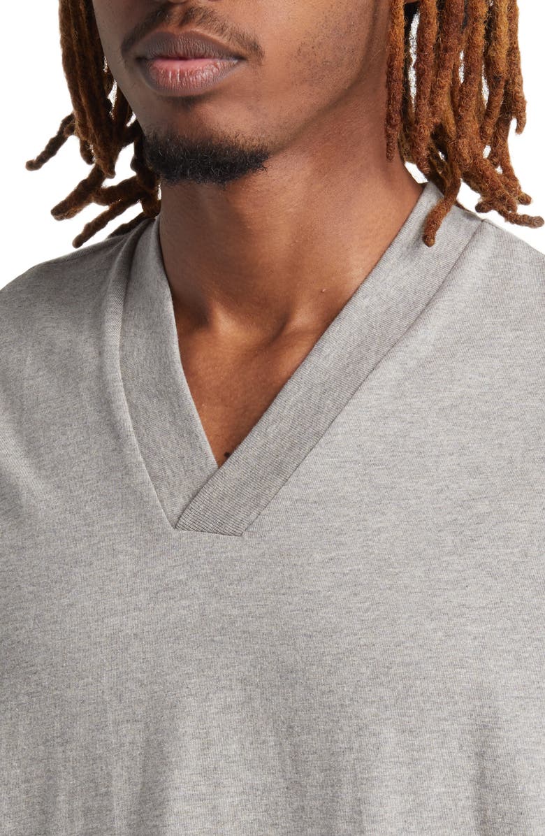 Fear of God Essentials V-Neck Cotton T-Shirt, Alternate, color,