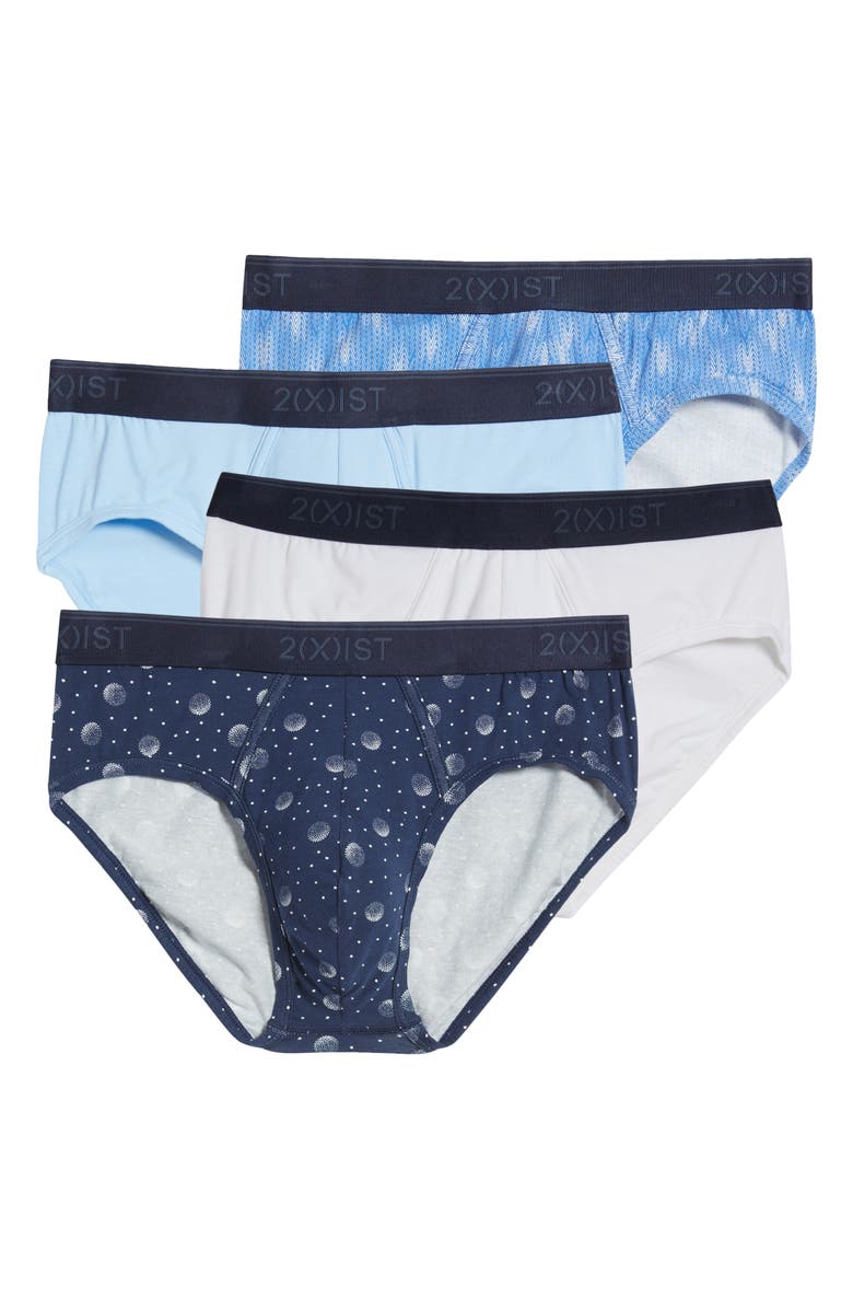 2(x)ist Assorted 4-Pack No-Show Briefs, Alternate, color, 