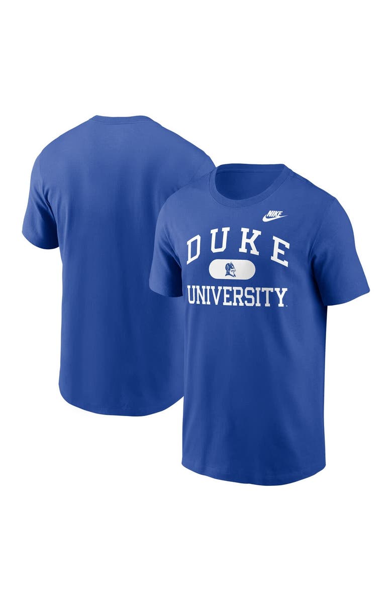 Nike Men's Nike Royal Duke Blue Devils Legacy Alma Mater T-Shirt, Main, color, 