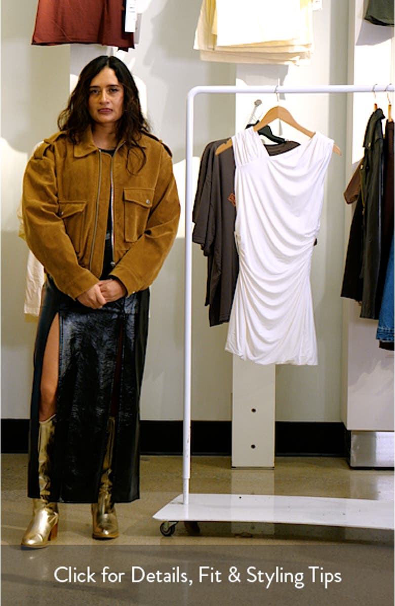 Genesis Ruched Body-Con Minidress, sales video thumbnail