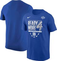 Nike Men's Nike Royal Duke Blue Devils 2025 NCAA Men's Basketball Tournament March Madness Final Four Regional Champions Locker Room T-Shirt