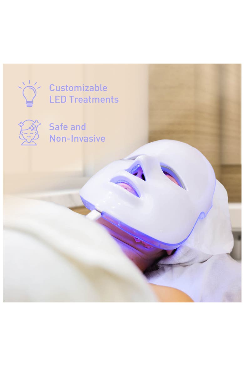 LED Light Therapy Face Mask, Alternate, color, WHITE