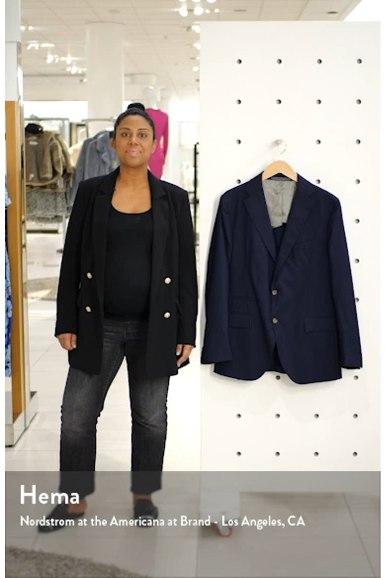Slim Fit Wool Blazer video