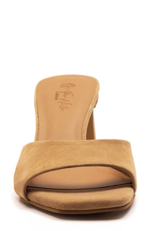 Off The Hook London Park Block Heel Sandal In Nude
