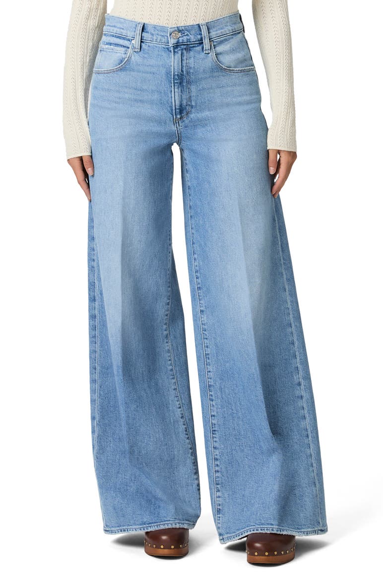 Cameron High Waist Super Wide Leg Jeans, Main, color, MOUNTAINTOP