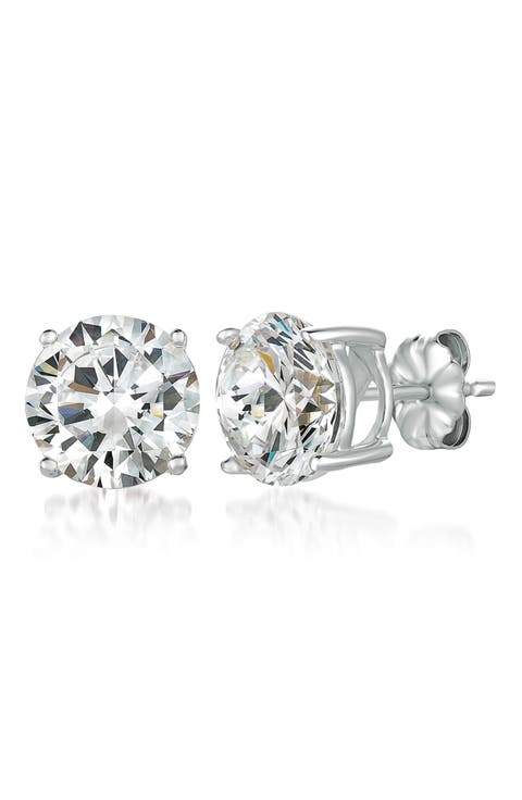 Cubic Zirconia Stud Earrings
