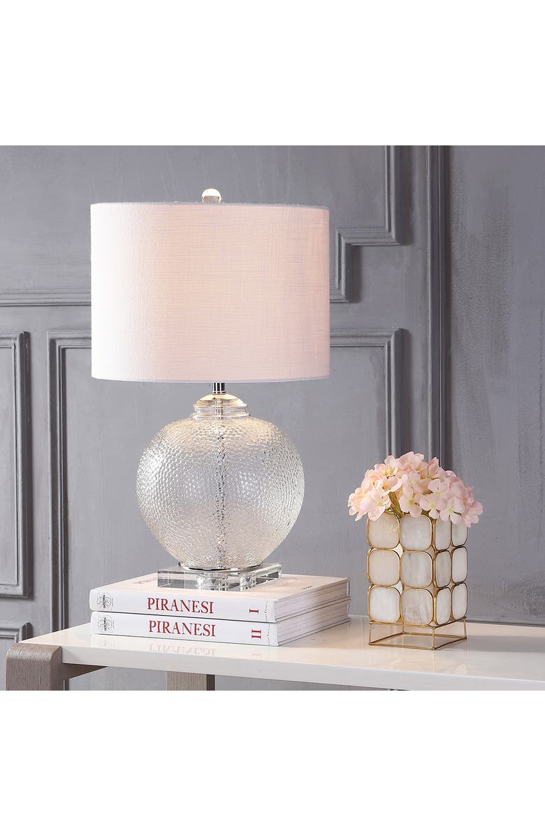 JONATHAN Y Avery Glass / Crystal LED Table Lamp, Alternate, color, Clear