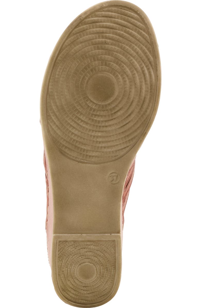 Spring Step Nokiah Platform Wedge Sandal, Alternate, color, Cognac