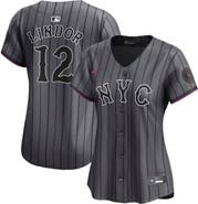 Nike Women's Nike Francisco Lindor Gray New York Mets City Connect Limited Jersey