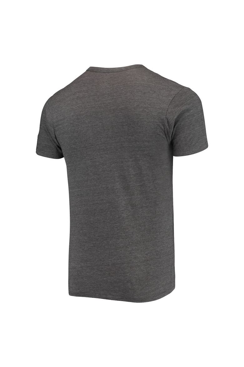 Men's League Collegiate Wear Heathered Charcoal Army Black Knights Volume Up Victory Falls Tri-Blend T-Shirt, Alternate, color, Heather Charcoal