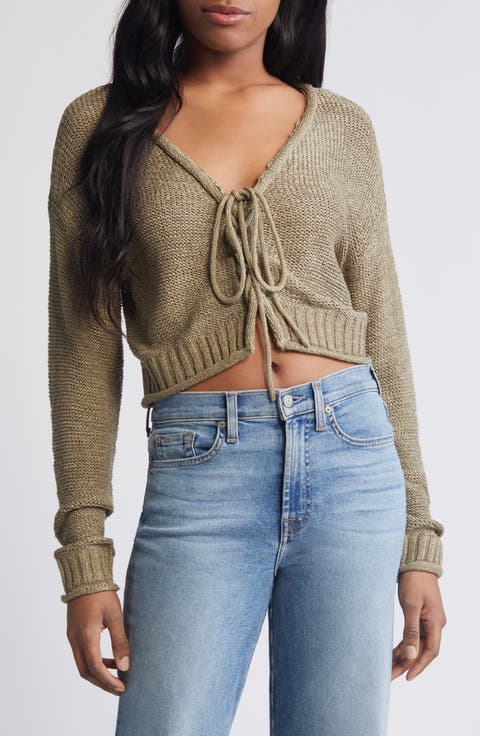 Sandy Lace-Up Cardigan