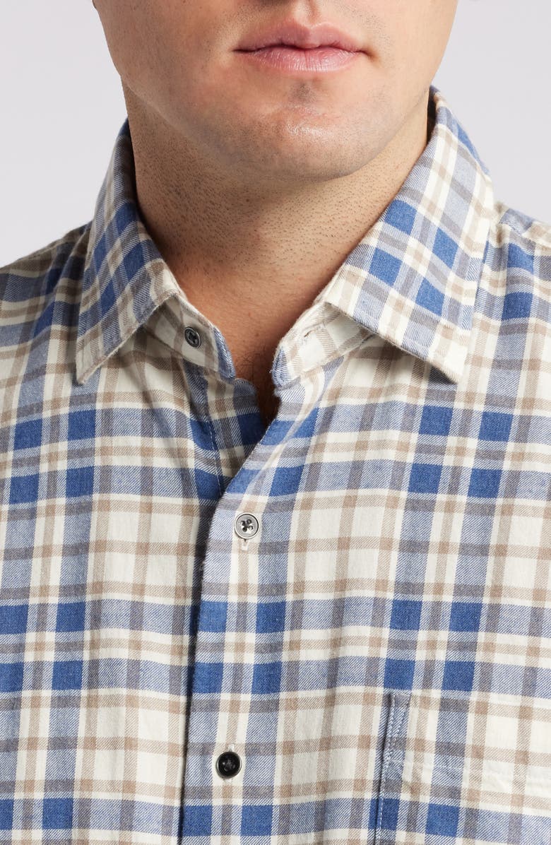 Peter Millar Whistler Plaid Button-Up Shirt, Alternate, color, 