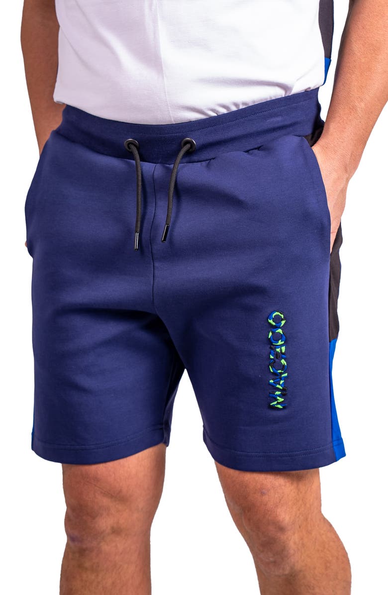Maceoo Resistanceemb Blue Shorts, Alternate, color,