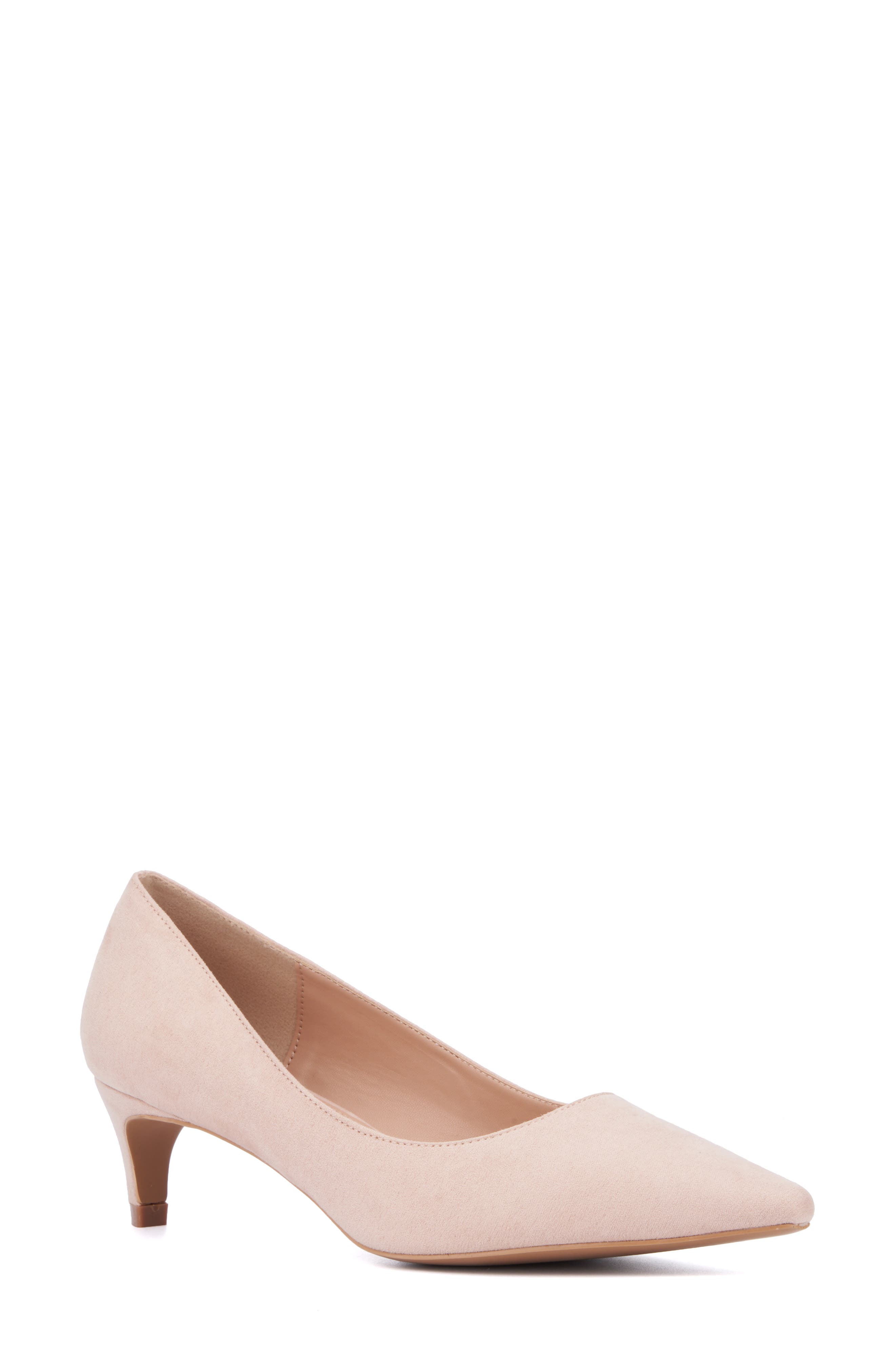 NEW YORK AND COMPANY Kaelyn Kitten Heel Pump, Main, color, 