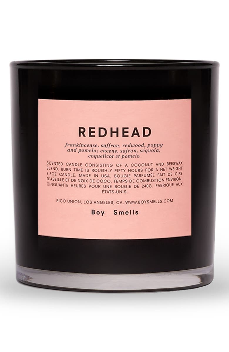 Boy Smells Redhead Scented Candle, Main, color, 