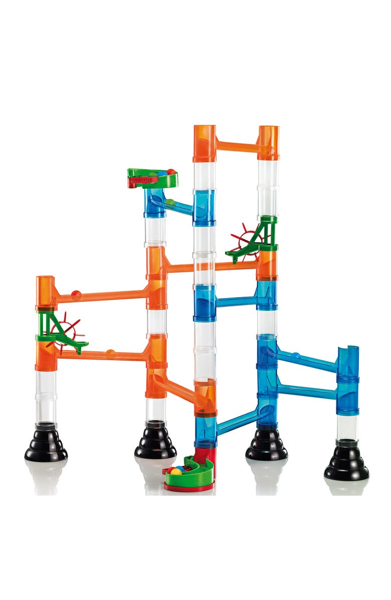 Quercetti Migoga Run Transparent 45 Piece Marble Run, Alternate, color, Multicolored