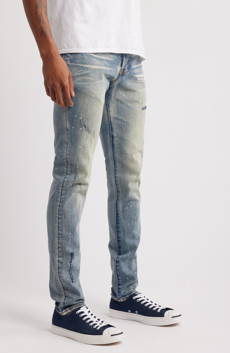 Billionaire Boys Club Trek Rip & Repair Stretch Cotton Jeans, Alternate, color, 