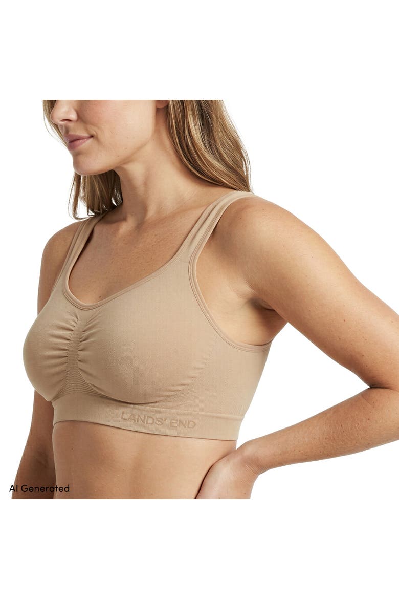 Bralette Soft Fit Seamless, Alternate, color, Clay Bisque