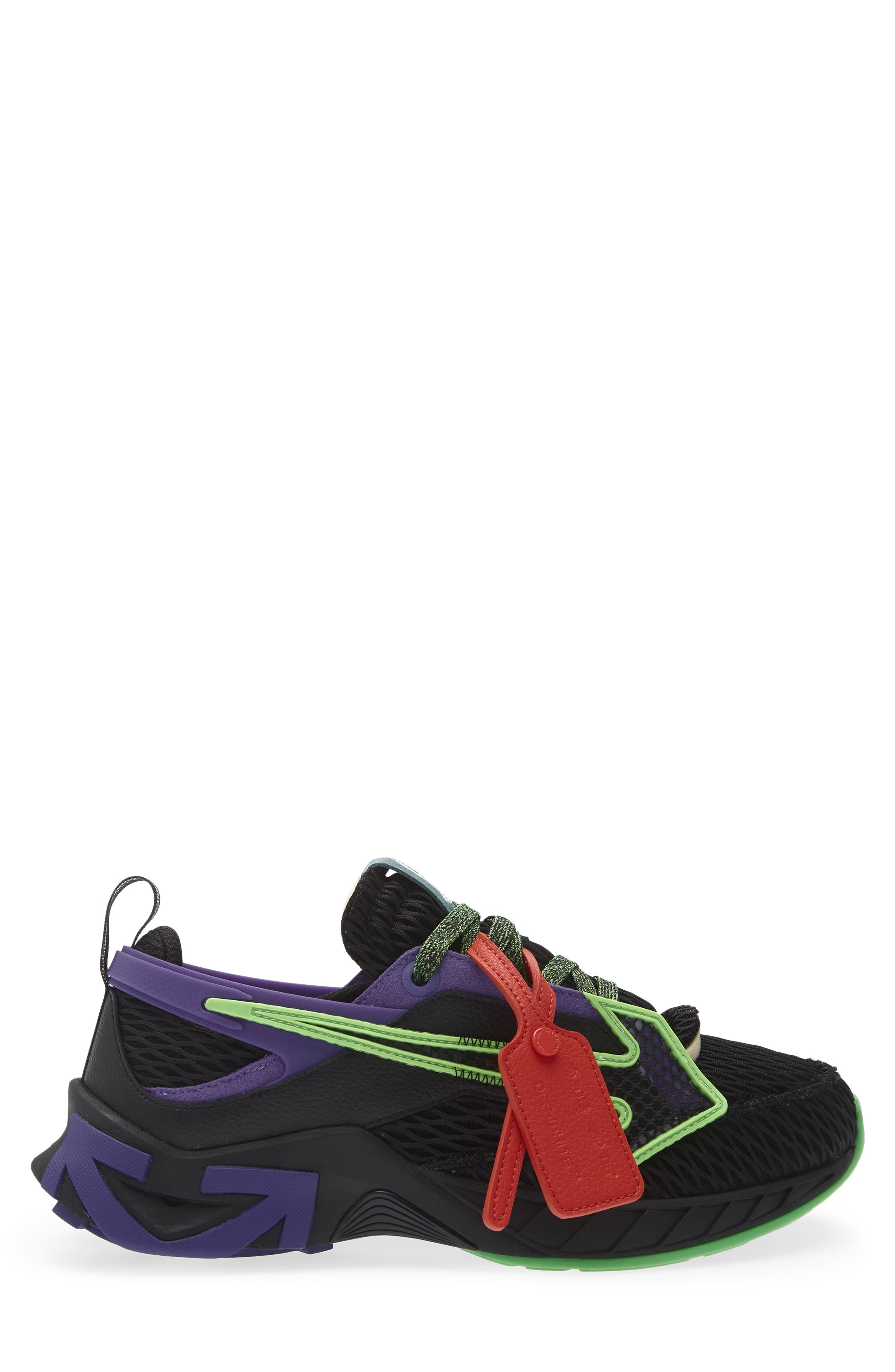 Space Memo Sneaker, Alternate, color, BLACK/ PURPLE