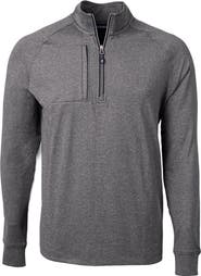 Cutter & Buck Adapt Heather Quarter Zip Pullover