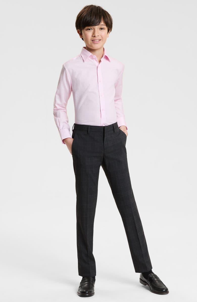 Tallia Kids' Button-Up Shirt, Alternate, color, Pink