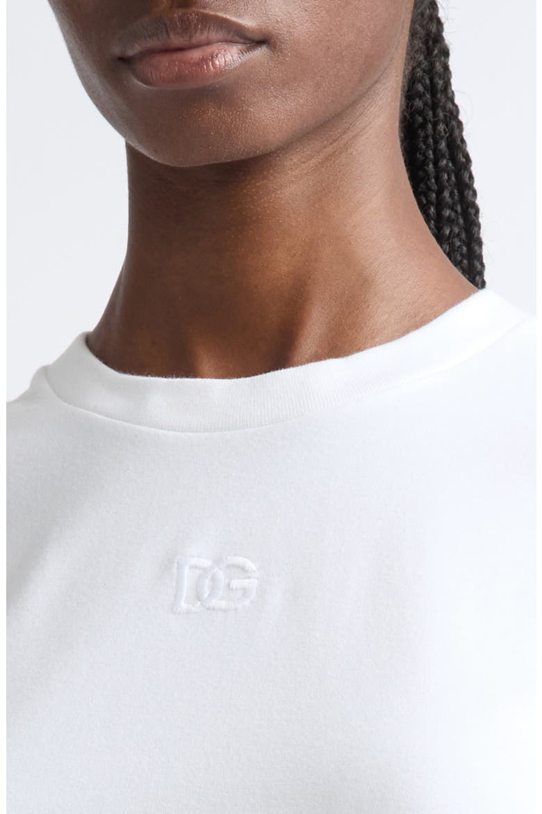 Embroidered Logo Jersey T-Shirt, Alternate, color, W0800 BIANCO OTTICO
