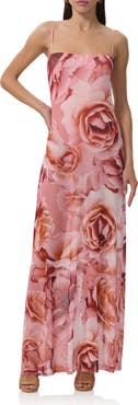 AFRM Shea Floral Print Slipdress
