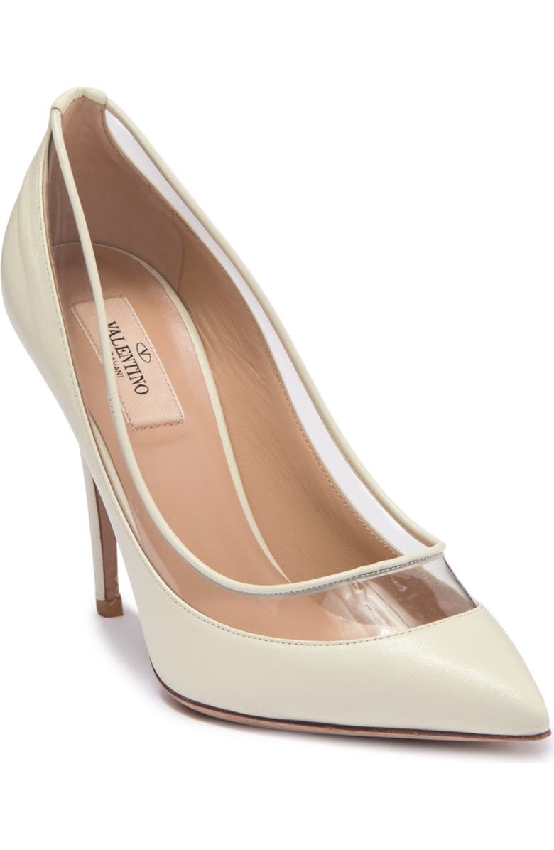 Valentino Garavani Glassglow Pointy Toe Pump, Alternate, color,