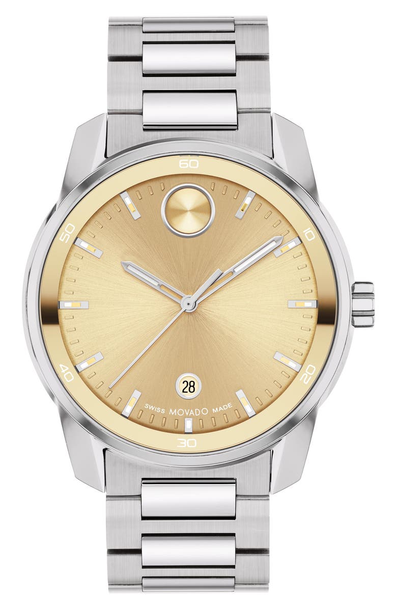 Movado Bold Verso Bracelet Watch, 42mm, Main, color, 