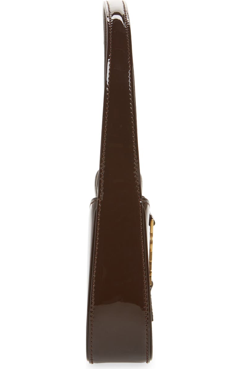 Saint Laurent Mini Le 5 À 7 Patent Leather Hobo Bag, Alternate, color,