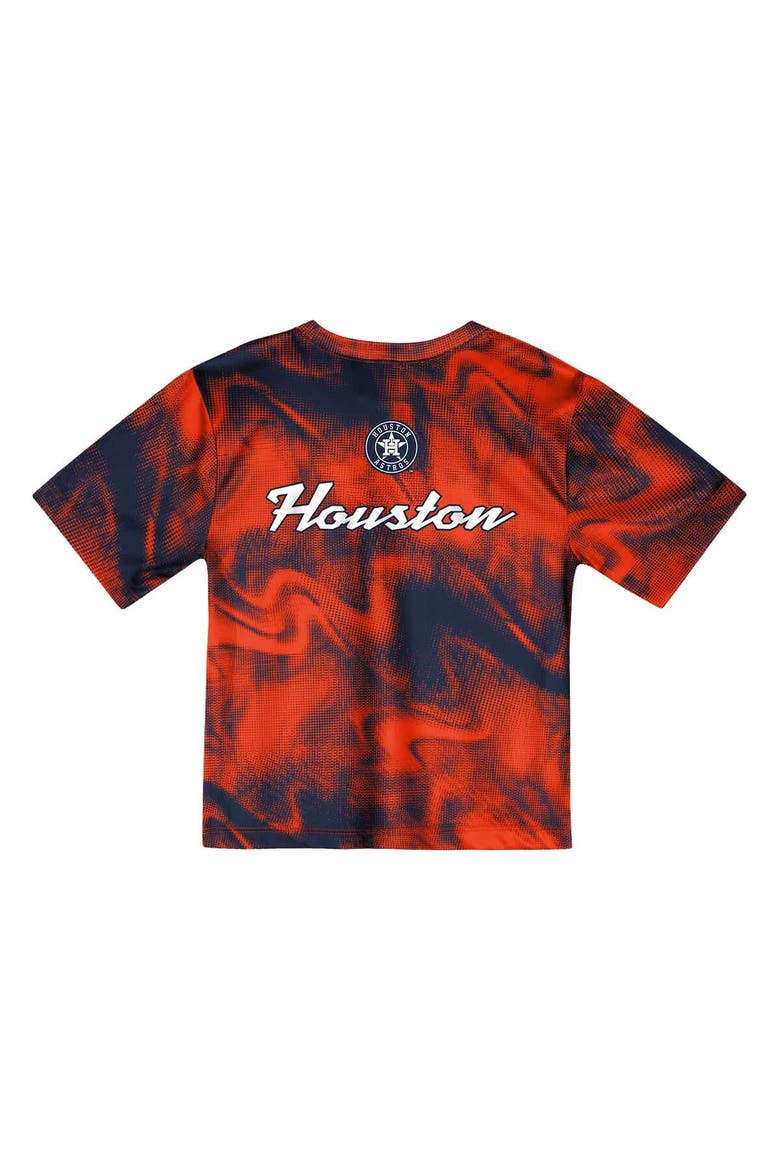 Toddler Orange/Navy Houston Astros Pinch Hitter Infielder T-Shirt & Shorts Set, Alternate, color, Orange