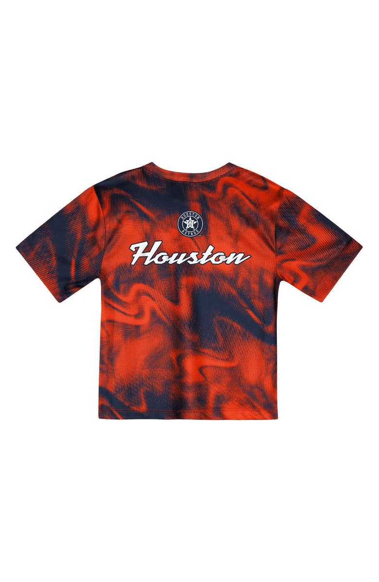 Outerstuff Toddler Orange/Navy Houston Astros Pinch Hitter Infielder T-Shirt & Shorts Set, Alternate, color, Orange