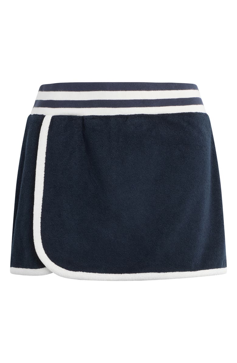 Favorite Daughter Terry Cloth Skort, Alternate, color, Navy/ Gardenia
