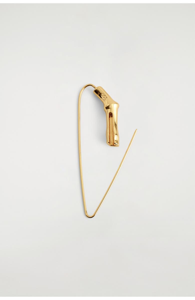 COS Sculpted Brooch, Alternate, color, Gold
