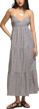 Lucky Brand Print Sleeveless Maxi Dress