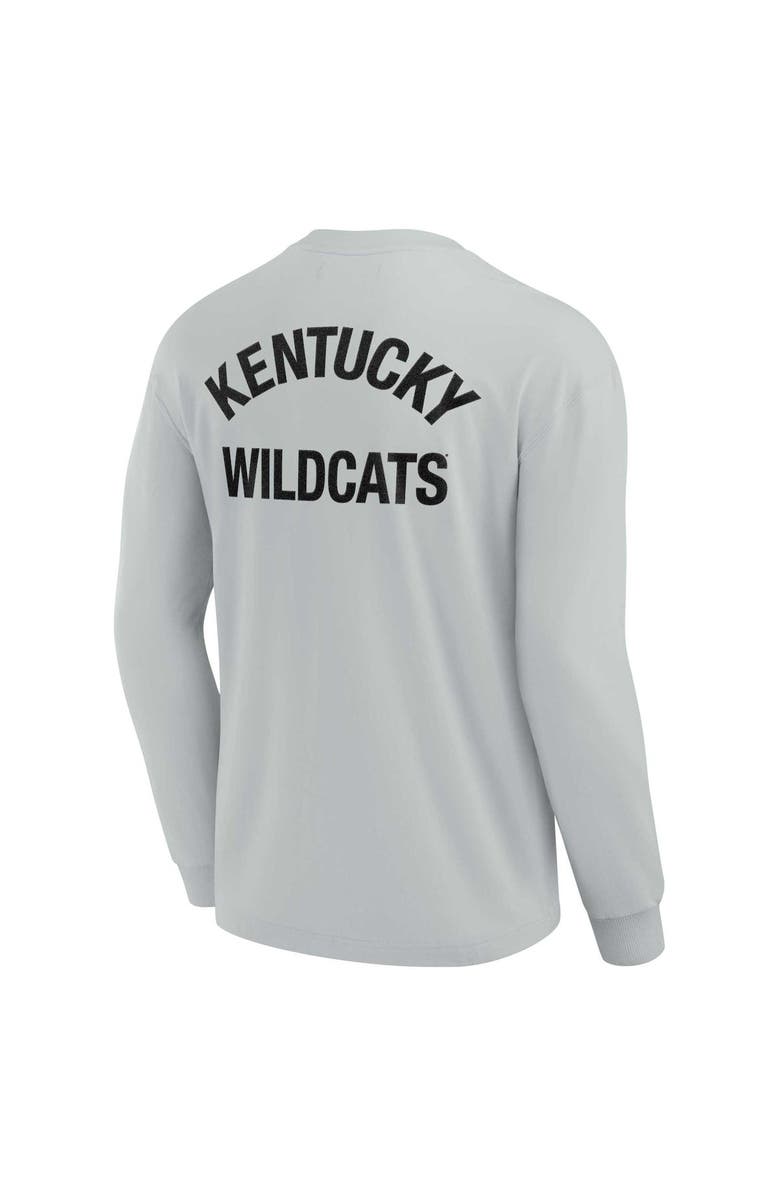 Fanatics Signature Unisex Fanatics Signature Gray Kentucky Wildcats Elements Super Soft Long Sleeve T-Shirt, Alternate, color, Gray