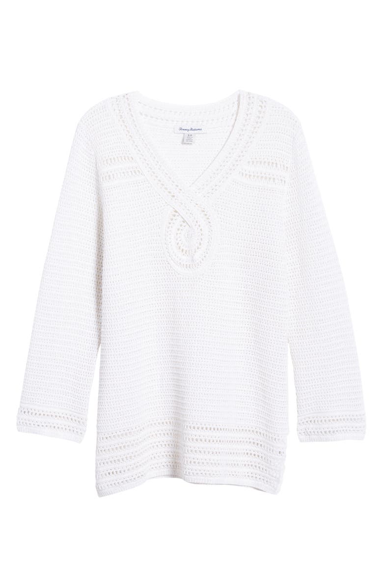 Tommy Bahama Sand Dollar Shimmer Tunic Sweater, Alternate, color,