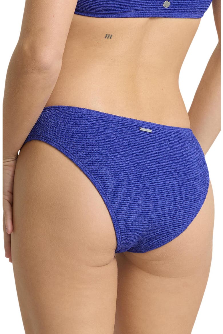 Crinkle Crush Bondi Swim Bottoms, Alternate, color, ROYAL BLUE