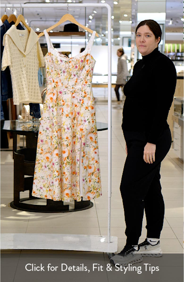 Julietta Floral Cotton Dress, sales video thumbnail