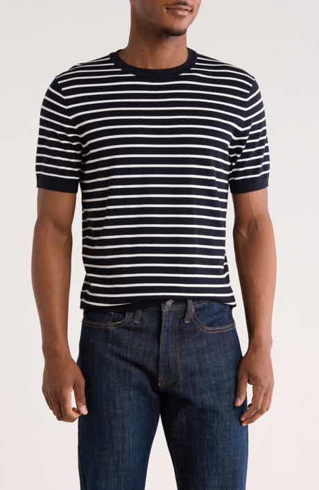 DENIM AND FLOWER Stripe Sweater T-Shirt