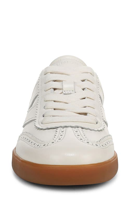 Vince Oasis Brogue Sneaker In White