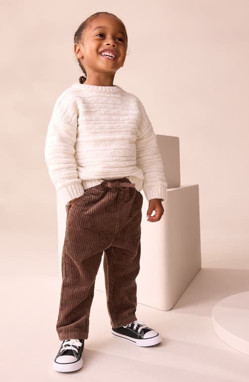 Next Kids' Bear Corduroy Pants In Brown