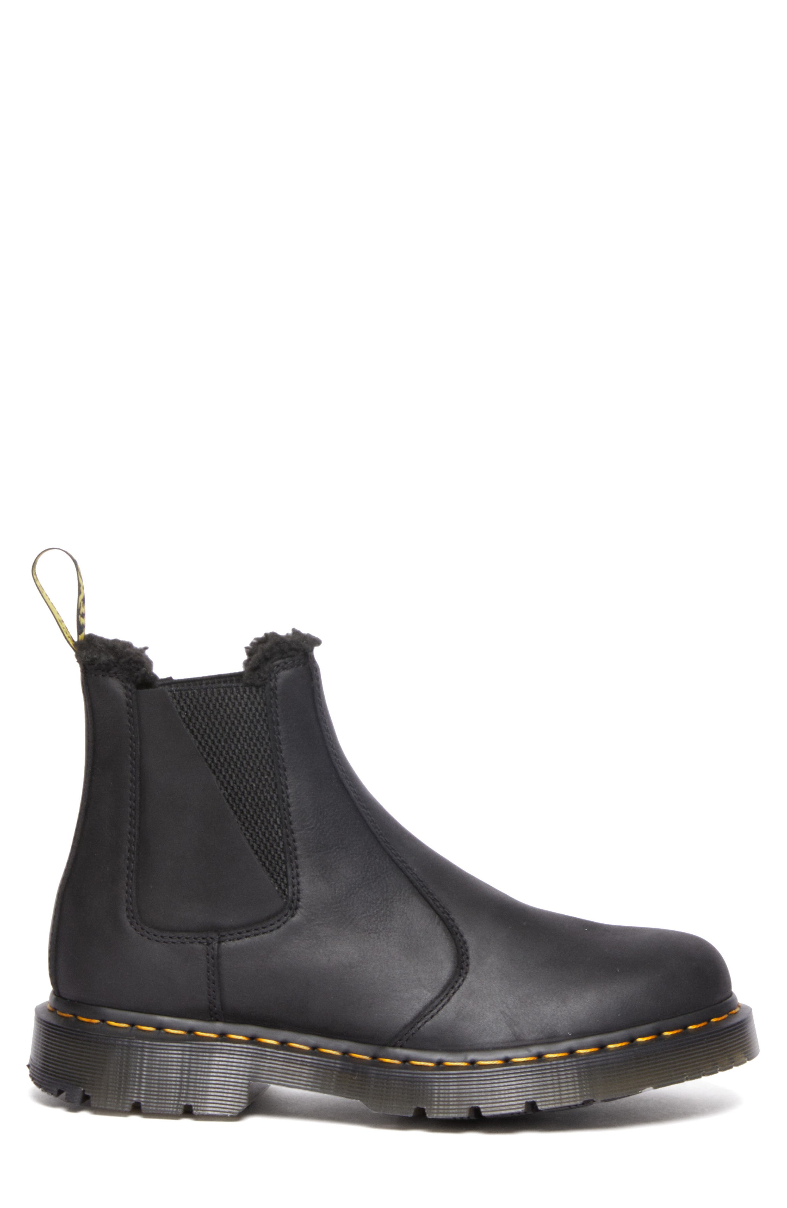 Dr. Martens 2976 Faux Shearling Chelsea Boot, Alternate, color, 