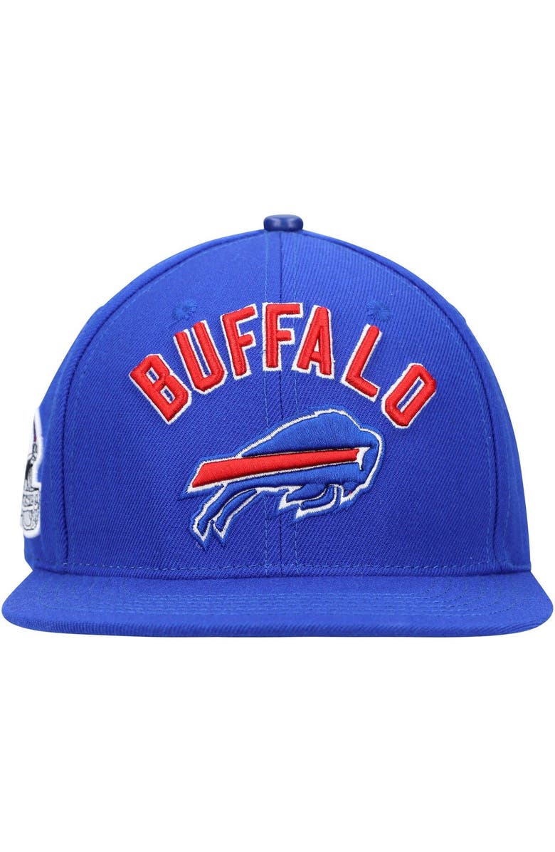PRO STANDARD Men's Pro Standard Royal Buffalo Bills Stacked Snapback Hat, Alternate, color, Royal