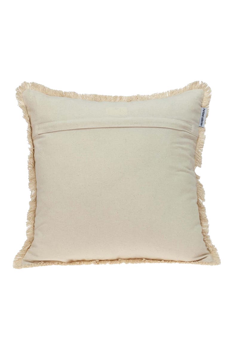 Abu Cotton Throw Pillow, Alternate, color, BEIGE