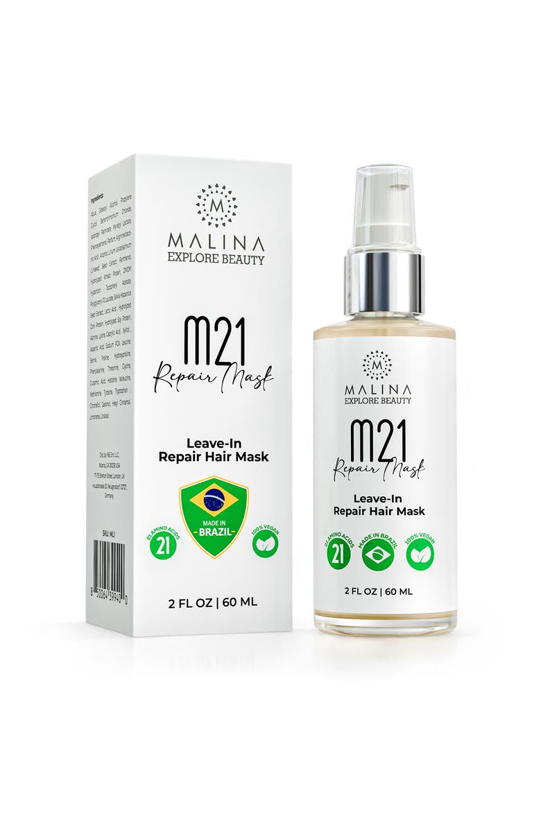 Malina Leave-In Repair Hair Mask, Main, color,