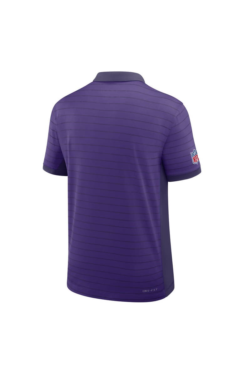 Nike Men's Nike Purple Minnesota Vikings Sideline Victory Stripe Performance Polo, Alternate, color, Purple