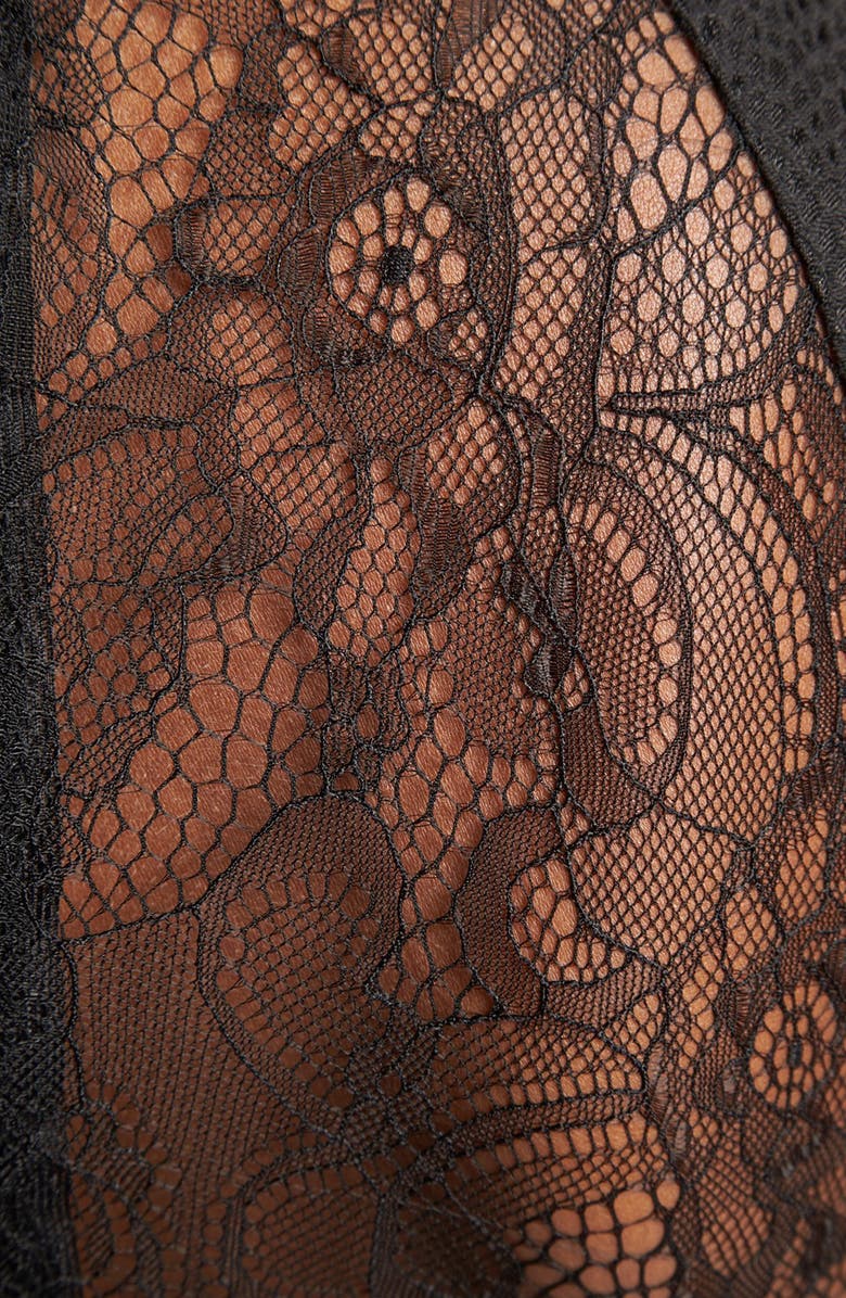 ASTR the Label ASTR Python Print & Lace Body-Con Dress, Alternate, color, 